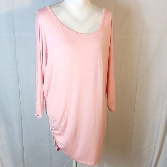 Johnny Plus Size Pink Tunic Top XXL - Picture 7 of 7